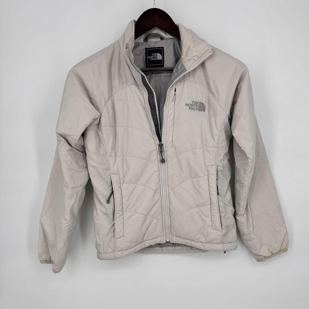 The North Face Puffer Jacket Womens XS Quilted PrimaLoft Full Zip Outdoor
